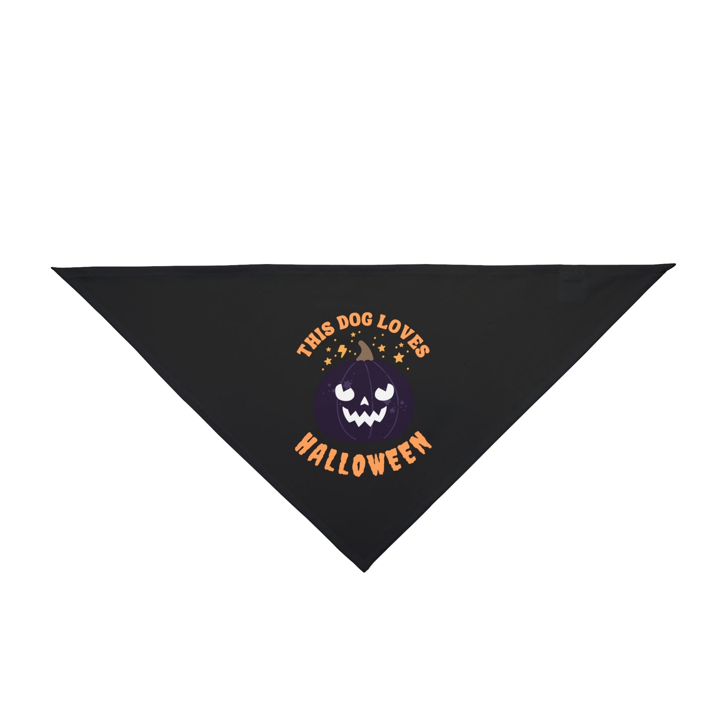 This Dog Loves Halloween Large Pet Bandana