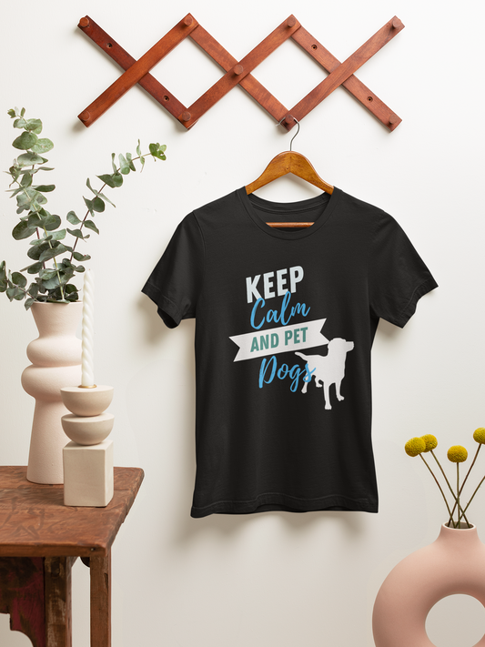 Keep Calm and Pet Dogs Tee