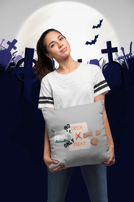 No Trick, Only Treat! Halloween Pillow Case (Pillow Optional)